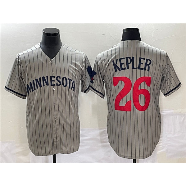 Minnesota Twins #26 Max Kepler Gray Puhics Cool Base Stitched Jersey