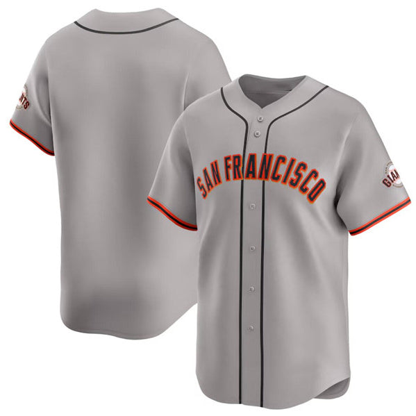 San Francisco Giants Blank Gray Puhics Away Limited Stitched Jersey