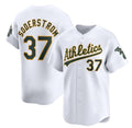 Oakland Athletics #37 Tyler Soderstrom White Puhics Home Limited Stitched Jersey