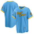 Milwaukee Brewers Powder Blue Puhics City Connect Replica Team Jersey