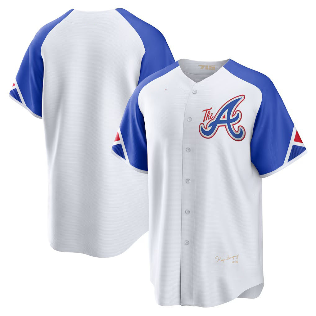 Atlanta Braves White Puhics 2023 City Connect Replica Jersey
