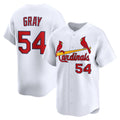 St. Louis Cardinals #54 Sonny Gray White Puhics Home Limited Player Jersey