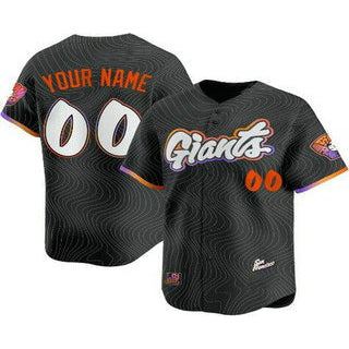 Custom San Francisco Giants Black Puhics 2025 City Connect Limited Jersey