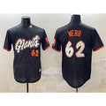 San Francisco Giants #62 Logan Webb Black Puhics Anthracite 2025 City Connect Limited Stitched Jersey