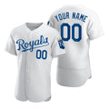 Custom Kansas City Royals White Puhics 2020 Stitched Flex Base Jersey
