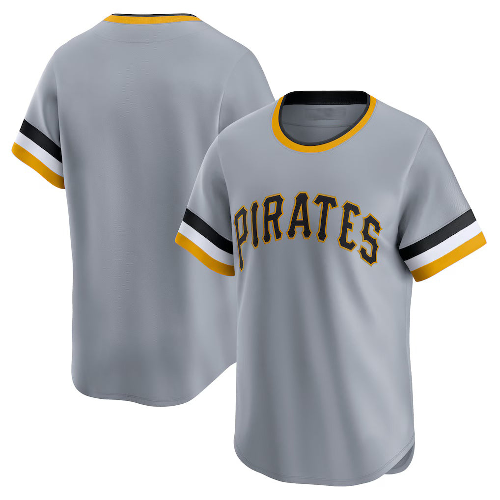 Pittsburgh Pirates Gray Puhics Cooperstown Collection Limited Jersey