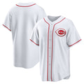 Cincinnati Reds White Puhics Home Replica Team Jersey
