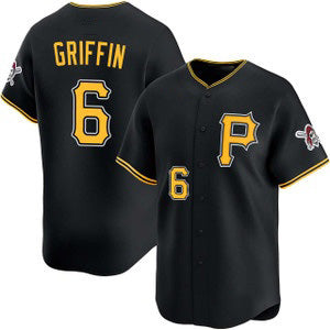Pittsburgh Pirates #6 Konnor Griffin Black Puhics Alt Limited Jersey