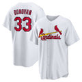 St. Louis Cardinals #33 Brendan Donovan White Puhics Home Replica Jersey