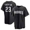 San Diego Padres #23 Fernando Tatis Jr. Black Puhics Limited Stitched Jersey