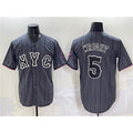 New York Mets #5 David Wright Navy Puhics City Connect Stitched Jersey