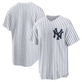 New York Yankees White Puhics Home Replica Team Jersey