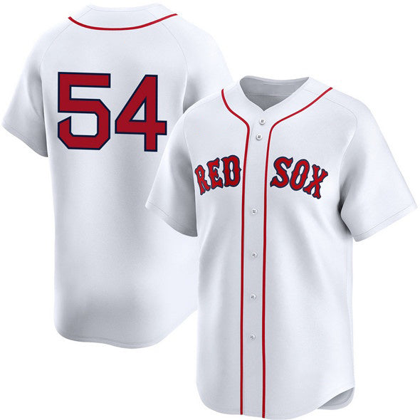 Boston Red Sox #54 Lucas Giolito White Puhics No Name 2024 Home Limited Stitched Jersey