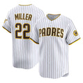 San Diego Padres #22 Mason Miller White Puhics Home Limited Player Jersey