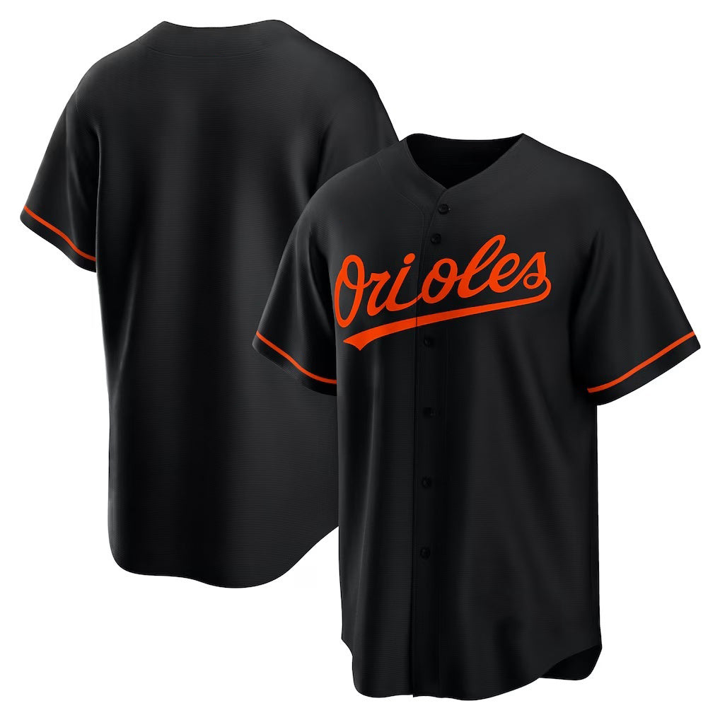 Baltimore Orioles Black Puhics Alternate Replica Team Jersey