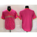 San Diego Padres Blank Pink Puhics Cool Base Stitched Jersey