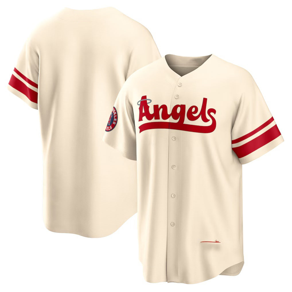 Los Angeles Angels Cream Puhics City Connect Replica Team Jersey