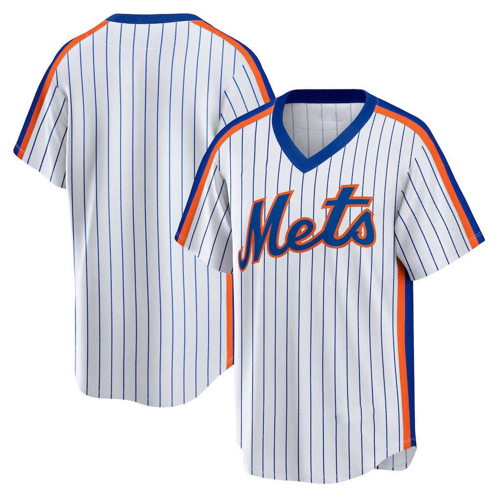 New York Mets White Puhics Home Cooperstown Collection Team Jersey