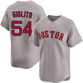Boston Red Sox #54 Lucas Giolito Gray Puhics 2024 Away Limited Stitched Jersey