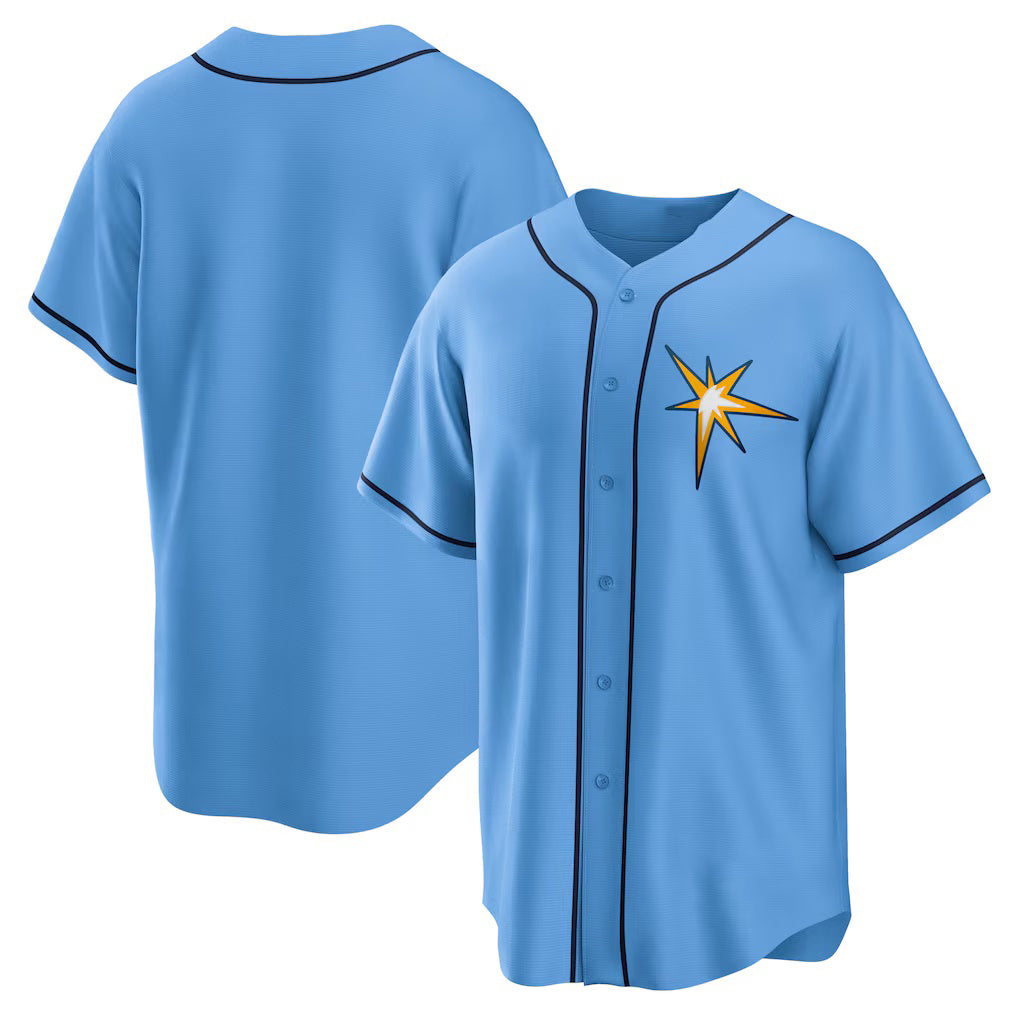 Tampa Bay Rays Light Blue Puhics Spring Training Replica Team Jersey