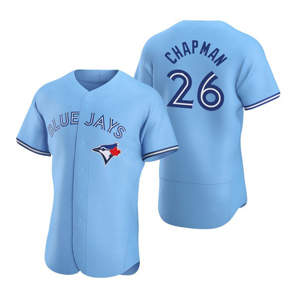 Toronto Blue Jays #26 Matt Chapman Blue Puhics Flex Base Stitched Jersey
