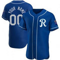 Custom Kansas City Royals Blue Puhics Stitched Jersey