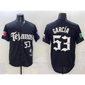 Texas Rangers #53 Adolis Garc¨ªa Black Puhics Mexico 2025 Vapor Premier Limited Stitched Jersey