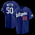 Los Angeles Dodgers #50 Mookie Betts Royal Puhics Alternate Stadium Jersey
