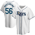 Tampa Bay Rays #56 Randy Arozarena Replica White Puhics Home Jersey