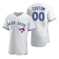 Custom Toronto Blue Jays White Puhics 2020 Stitched Flex Base Jersey
