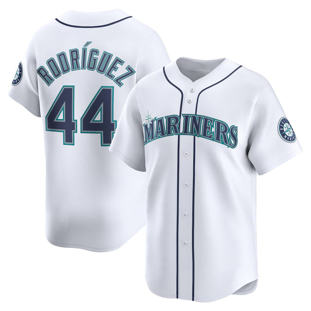Seattle Mariners #44 Julio Rodr¨ªguez White Puhics Home Limited Player Jersey