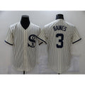 Chicago White Sox #3 Harold Baines 2021 Cream Puhics Field of Dreams Name Cool Base Stitched Jersey