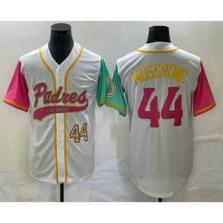 San Diego Padres #44 Joe Musgrove Number White Puhics NEW 2023 City Connect Cool Base Stitched Jersey