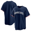 Minnesota Twins Navy Puhics Alternate Replica Team Logo Jersey