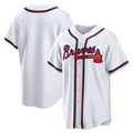 Atlanta Braves White Puhics Home Replica Team Jersey