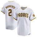 San Diego Padres #2 Xander Bogaerts White Puhics Home Limited Player Jersey