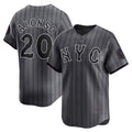 New York Mets #20 Pete Alonso Graphite Puhics 2024 City Connect Limited Player Jersey