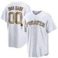 Custom Pittsburgh Pirates Active Player White Puhics 2022 All-Star Cool Base Stitched Jersey
