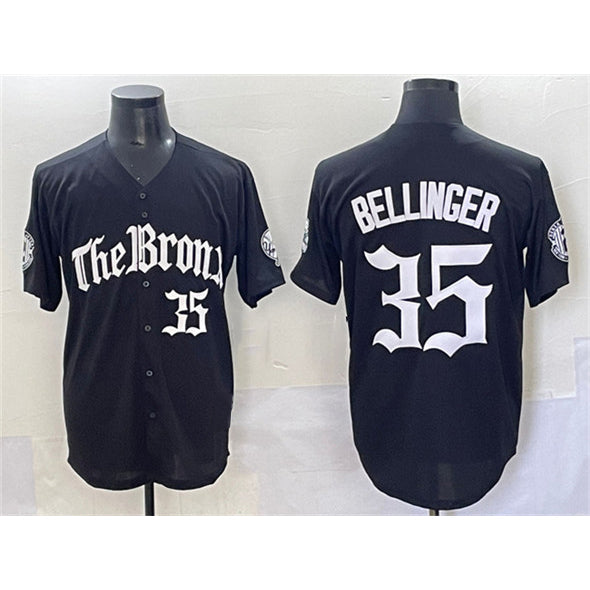 New York Yankees #35 Cody Bellinger Black Puhics 'Gothic Legacy Edition' Vapor Premier Limited Stitched Jersey