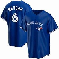 Toronto Blue Jays #6 Alek Manoah Blue Puhics Stitched Cool Base Jersey