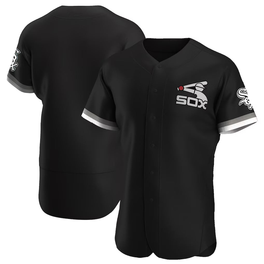 Chicago White Sox Black Puhics Alternate Authentic Team Jersey