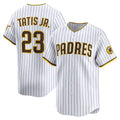 San Diego Padres #23 Fernando Tatis Jr. White Puhics Home Limited Player Jersey