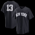 New York Yankees #13 Jazz Chisholm Jr. Navy Puhics Alternate Replica Jersey 2