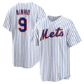New York Mets #9 Brandon Nimmo White Puhics Home Replica Jersey
