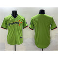 Houston Astros Blank Green Puhics 2025 City Connect Limited Stitched Jersey