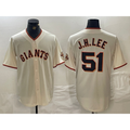 San Francisco Giants #51 Jung Hoo Lee Cream Puhics 2024 Home Limited Stitched Jersey