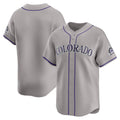 Colorado Rockies Gray Puhics Road Limited Jersey
