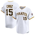 Pittsburgh Pirates #15 Oneil Cruz White Puhics Home Limited Player Jersey