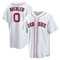 Boston Red Sox #0 Walker Buehler White Puhics Home Replica Jersey