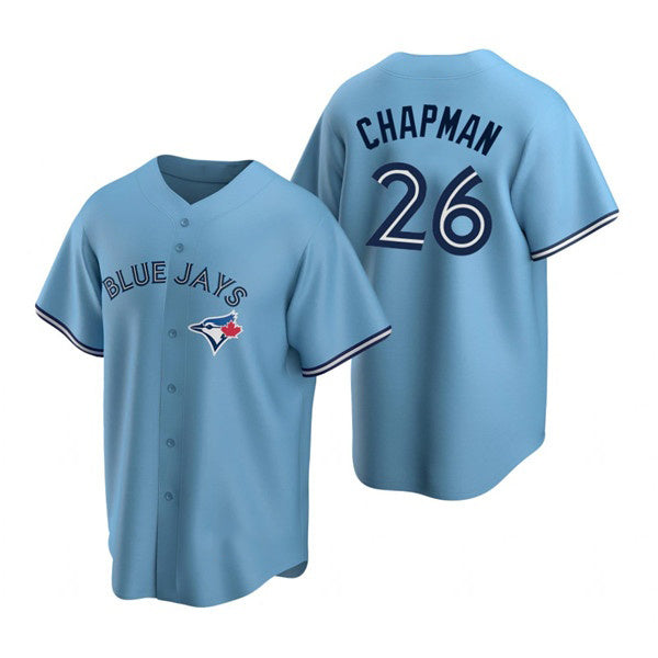 Toronto Blue Jays #26 Matt Chapman Light Blue Puhics Cool Base Stitched Jersey